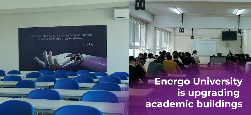 Energo University is upgrading academic buildings